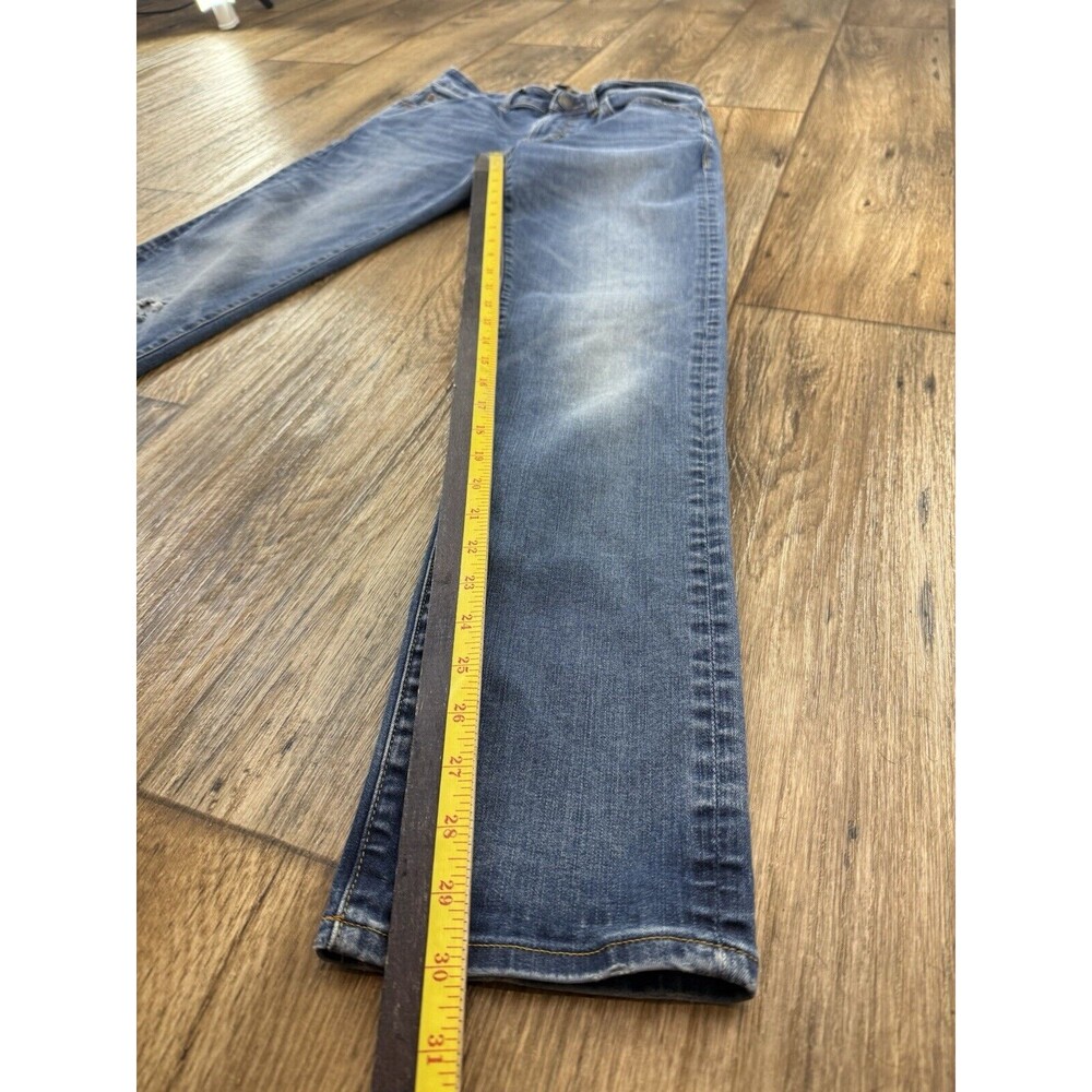 MENS American Eagle Jeans 28x32 Blue Denim  Flex 4 Patch Look Skinny 30"L - Picture 6 of 14